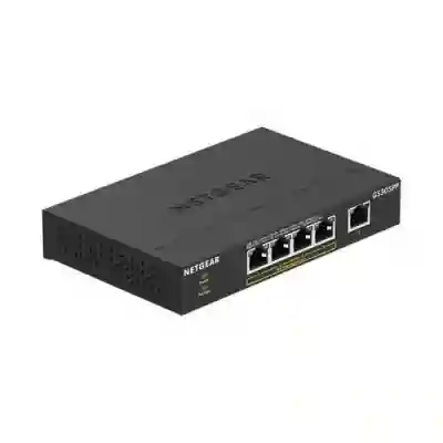 Switch Netgear GS305PP-100PES, 5 porturi, PoE+