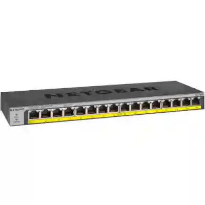 Switch Netgear ProSafe GS116PP, 16 porturi, PoE