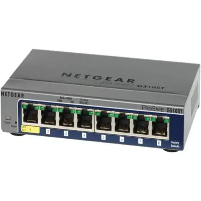 Switch Netgear ProSafe Smart GS108T v2, 8 Porturi