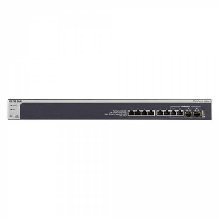 Switch Netgear ProSafe Smart XS708T, 8 Porturi