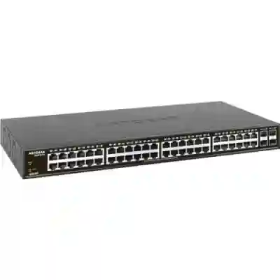 Switch Netgear S350 48P GS348T-100EUS, 48 porturi