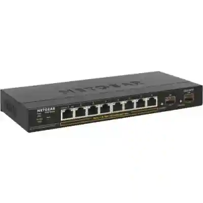 Switch Netgear S350, 8 porturi, PoE