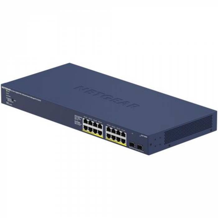 Switch Netgear Smart Pro GS716TPP-100EUS, 16 porturi