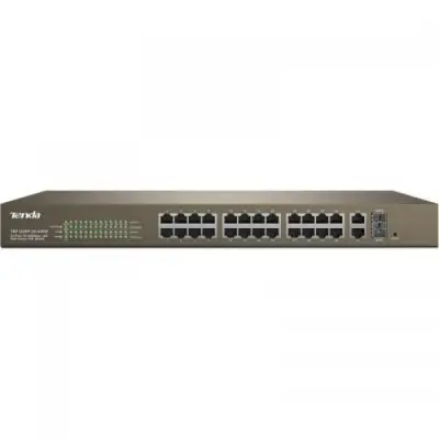 Switch Tenda TEF1226P-24-410W, 24 porturi, PoE