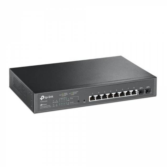 Switch TP-Link JetStream TL-SG2210MP, 8 porturi, PoE+