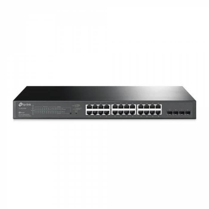 Switch TP-Link JetStream TL-SG2428P, 24 porturi, PoE+