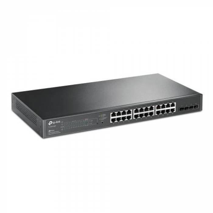 Switch TP-Link JetStream TL-SG2428P, 24 porturi, PoE+