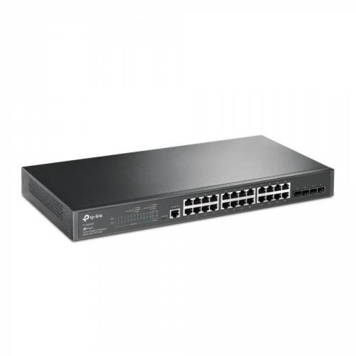 Switch TP-Link JetStream TL-SG3428, 24 porturi