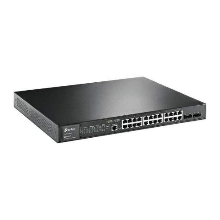 Switch TP-Link JetStream TL-SG3428MP, 24 porturi, PoE+