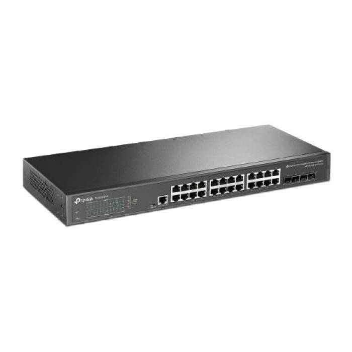 Switch TP-Link JetStream TL-SG3428X, 24 porturi