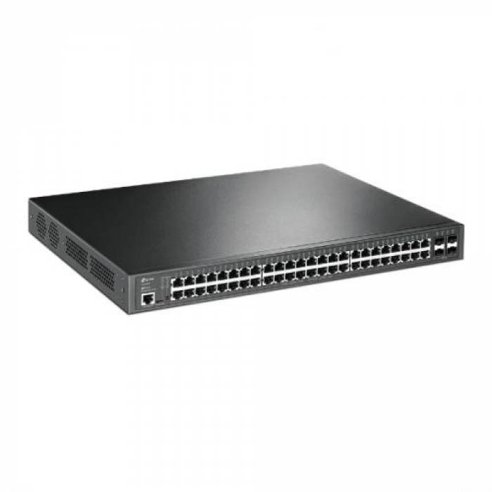 Switch TP-Link JetStream TL-SG3452P, 48 porturi