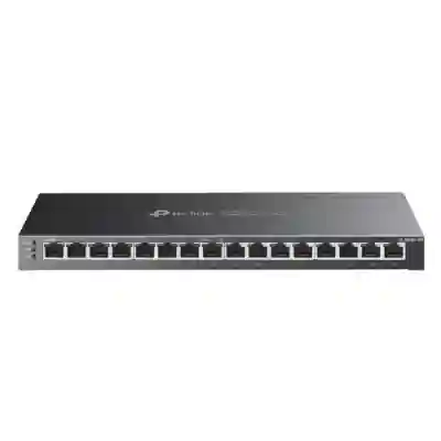 Switch TP-Link Smart TL-SG2016P, 16 porturi, PoE+