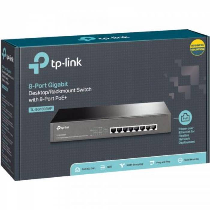 Switch TP-LINK TL-SG1008MP, 8xPort POE