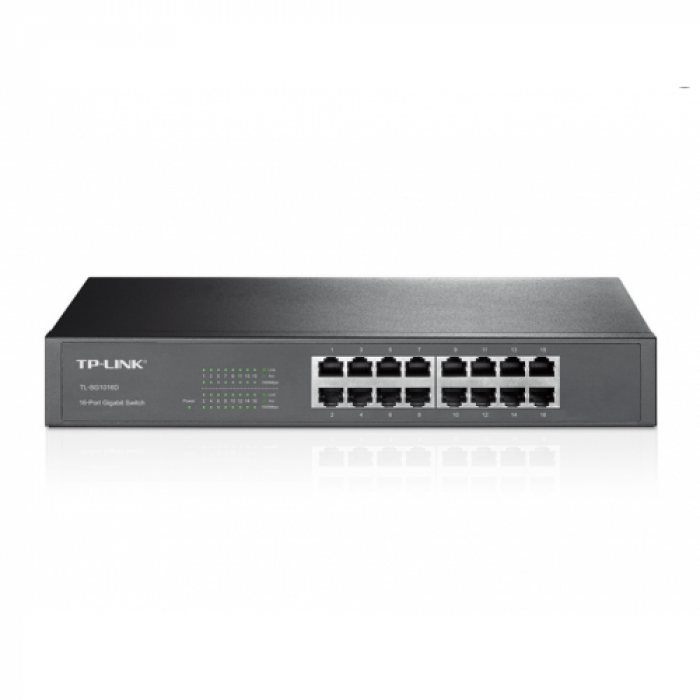 Switch TP-Link TL-SG1016D, 16 porturi