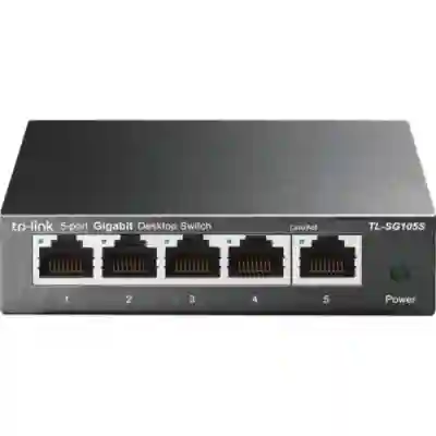 Switch TP-LINK TL-SG105S, 5 porturi