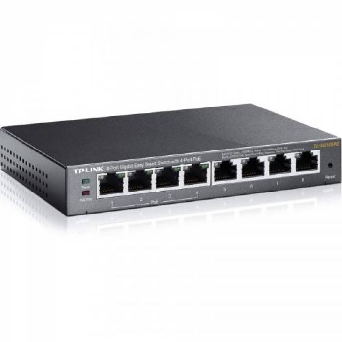 Switch TP-LINK TL-SG108PE, 8 porturi, PoE