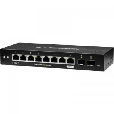 Switch Ubiquiti EdgeSwitch 10X, 8 porturi, PoE
