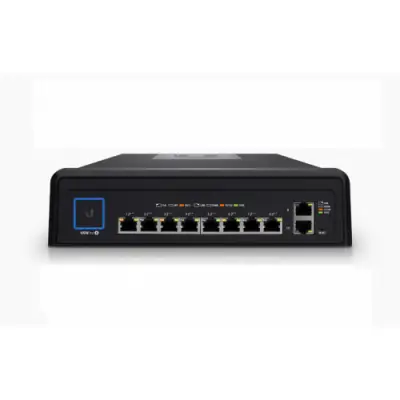 Switch Ubiquiti Industrial, 8 porturi, PoE+