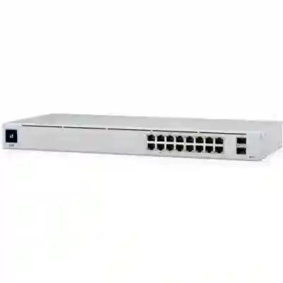 Switch Ubiquiti USW-16-POE-EU, 16 porturi, PoE