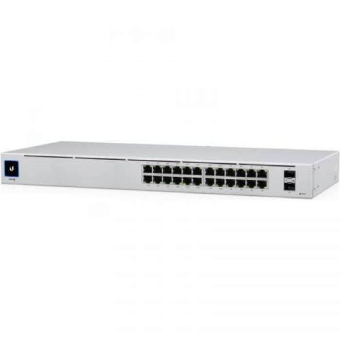 Switch Ubiquiti USW-24-POE, 24 porturi, PoE