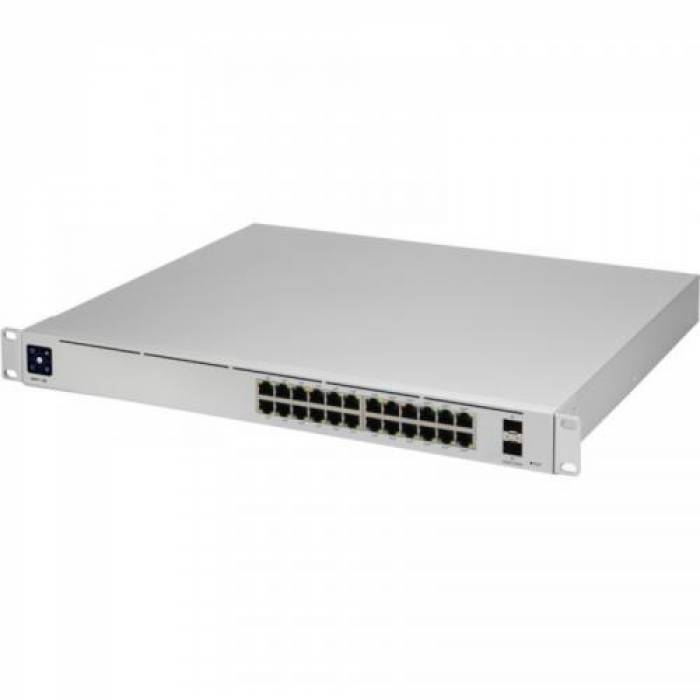 Switch Ubiquiti USW-PRO-24-POE, 24 porturi, POE