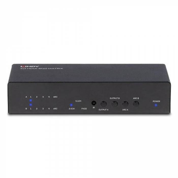Switch Video Lindy LY-38084, 4x HDMI