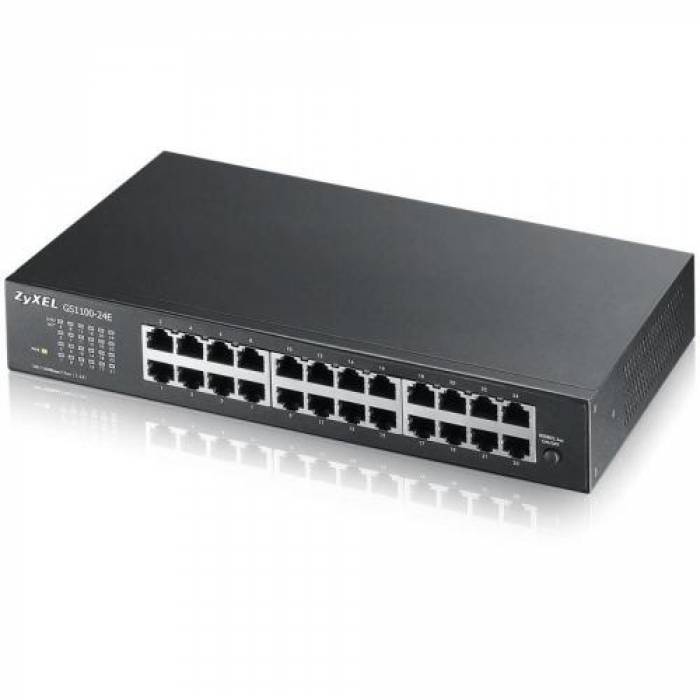 Switch Zyxel GS1100-24E-EU0103F, 24 porturi