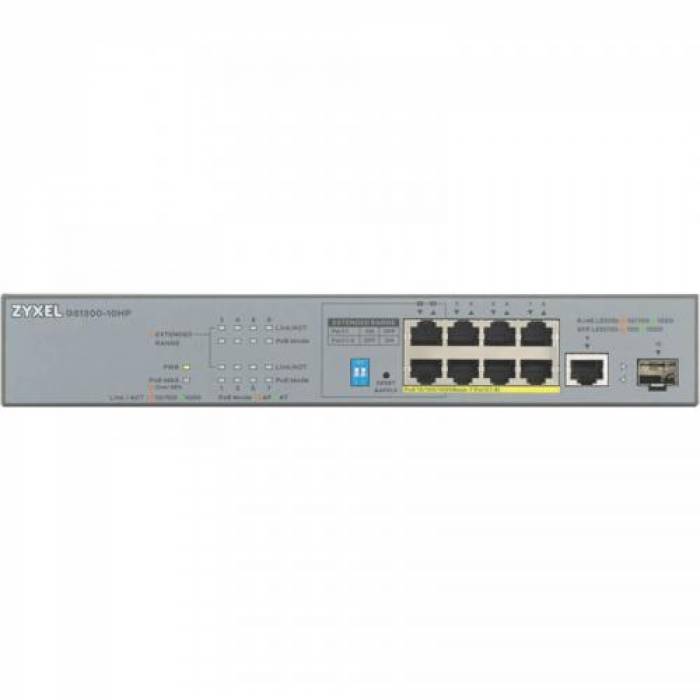 Switch ZyXEL GS1300-10HP, 10 porturi, PoE