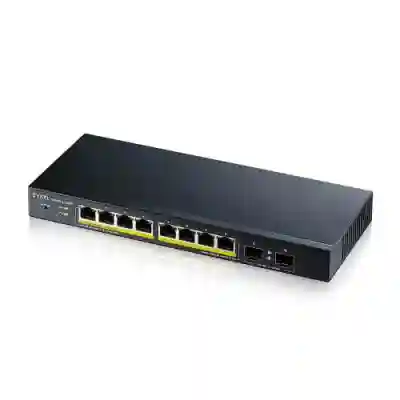 Switch ZyXEL GS1900-10HP-EU0102, 8 Porturi, PoE