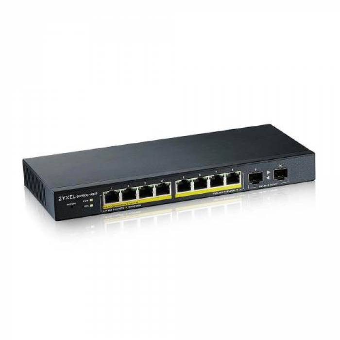 Switch ZyXEL GS1900-10HP-EU0102, 8 Porturi, PoE