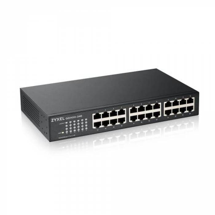 Switch Zyxel GS1900-24-EU0102F, 24 porturi