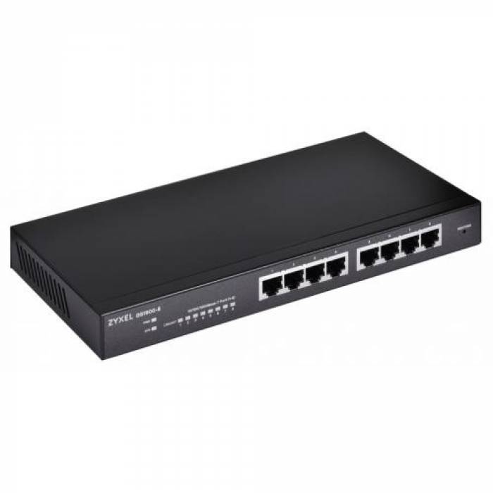 Switch ZyXEL GS1900-8-EU0102F, 8 Porturi