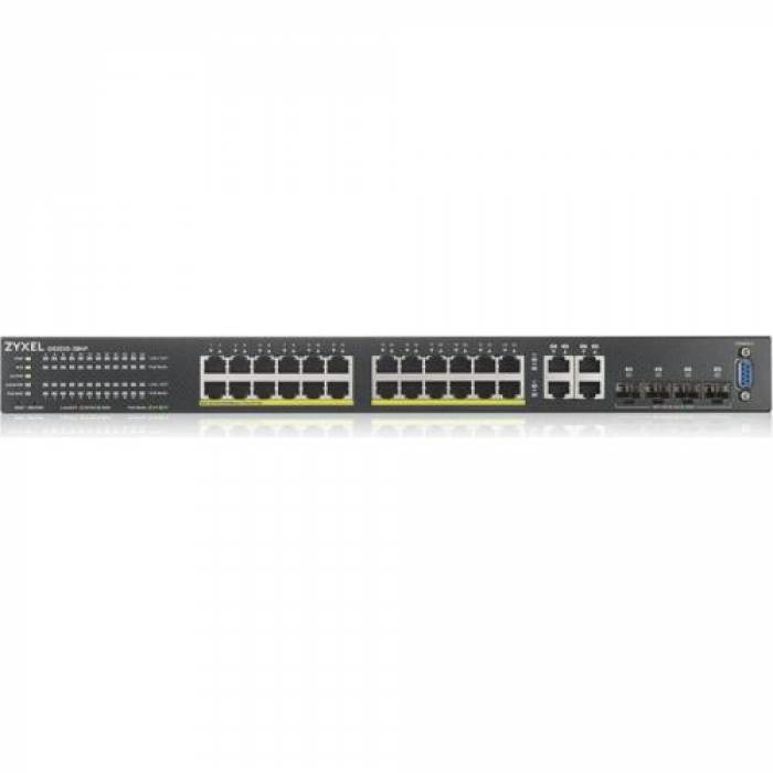 Switch Zyxel GS2220-28HP, 24 Porturi, PoE+