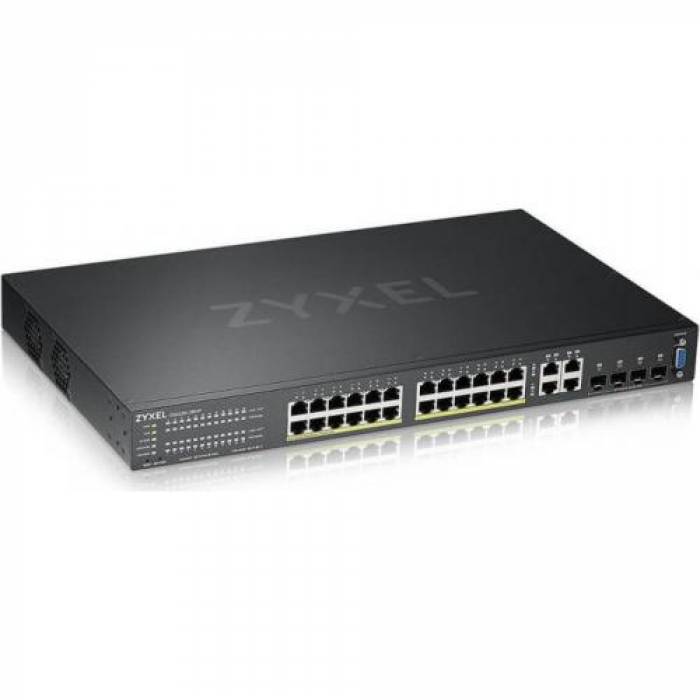 Switch Zyxel GS2220-28HP, 24 Porturi, PoE+