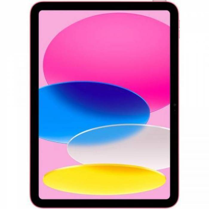 Tableta Apple iPad 10 (2022), Apple A14 Bionic, 10.9inch, 256GB, Wi-fi, Bt, 5G, iPadOS 16, Pink