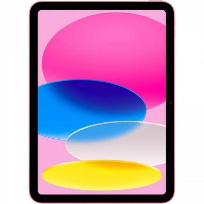 Tableta Apple iPad 10 (2022), Apple A14 Bionic, 10.9inch, 256GB, Wi-fi, Bt, iPadOS 16, Pink