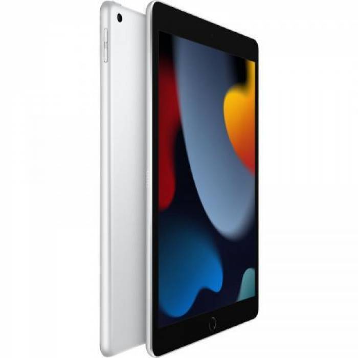 Tableta Apple iPad 9 (2021), Bionic A13, 10.2inch, 256GB, Wi-Fi, Bt, 4G LTE, IOS 15, Silver