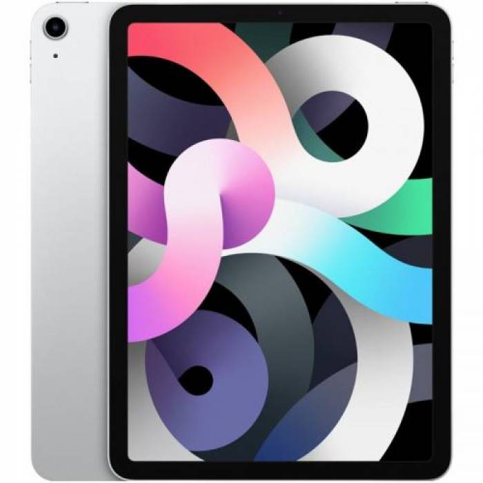 Tableta Apple iPad Air 4 (2020), Bionic A14, 10.9inch, 64GB, Wi-Fi, Bt, 4G LTE, Silver