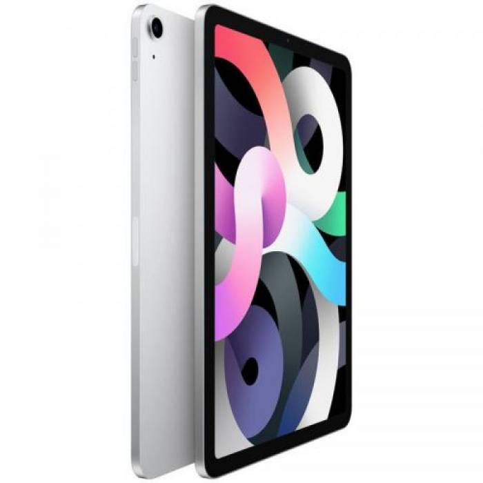 Tableta Apple iPad Air 4 (2020), Bionic A14, 10.9inch, 64GB, Wi-Fi, Bt, 4G LTE, Silver