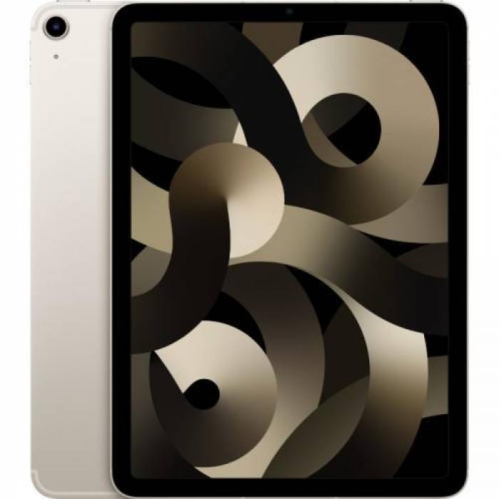Tableta Apple iPad Air 5 (2022), Apple M1, 10.9inch, 256GB, Wi-fi, Bt, 5G, iPadOS 15.3, Starlight