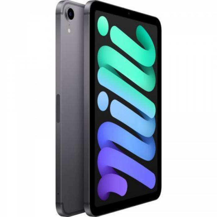 Tableta Apple iPad Mini 6 (2021), Bionic A15, 8.3inch, 256GB, Wi-Fi, BT, 5G, iOS 15, Space Grey