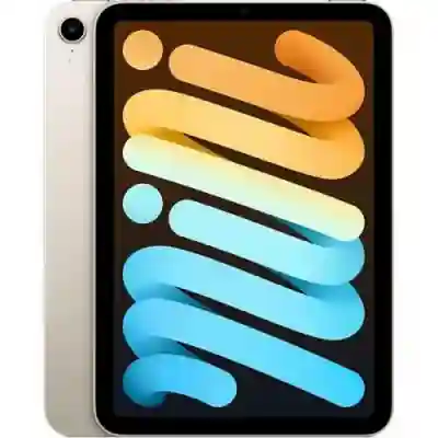 Tableta Apple iPad Mini 6 (2021), Bionic A15, 8.3inch, 64GB, Wi-Fi, BT, iOS 15, Starlight