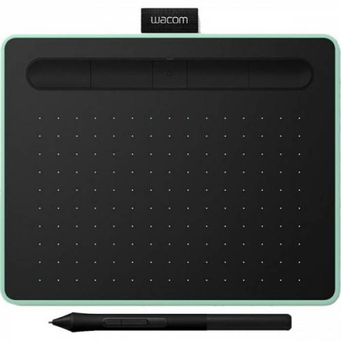 Tableta grafica WACOM Intuos S, Bluetooth, Pistachio