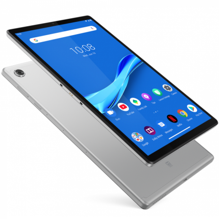 Tableta Lenovo TAB TB-X606X, MediaTek Helio P22T Octa Core, 10.3inch, RAM 128GB, Wi-Fi, BT, 4G, Platinum Grey