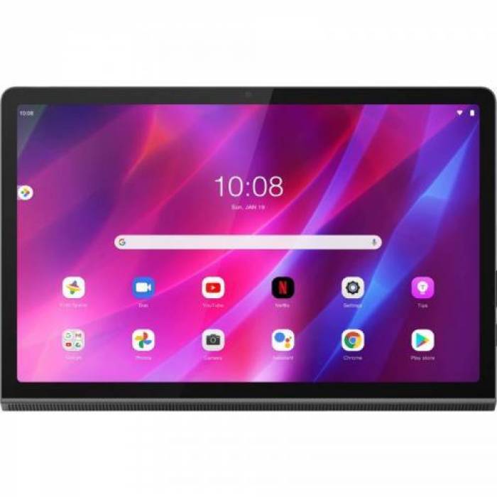 Tableta Lenovo Yoga Tab 11, MediaTek Helio G90T, 11inch, 256GB, Wi-Fi, Bt, 4G LTE, Android 11, Storm Grey