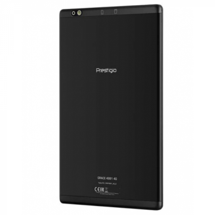 Tableta Prestigio Grace 4891 4G, Quad Core 1.6GHz, 10.1inch, 32GB, Wi-Fi, BT, 4G, Android 9, Dark Gray