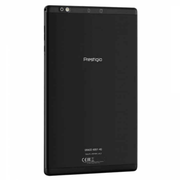 Tableta Prestigio Grace 4991 4G, Quad Core 1.6GHz, 10.1inch, 16GB, Wi-Fi, BT, 4G, Android 9, Dark Gray