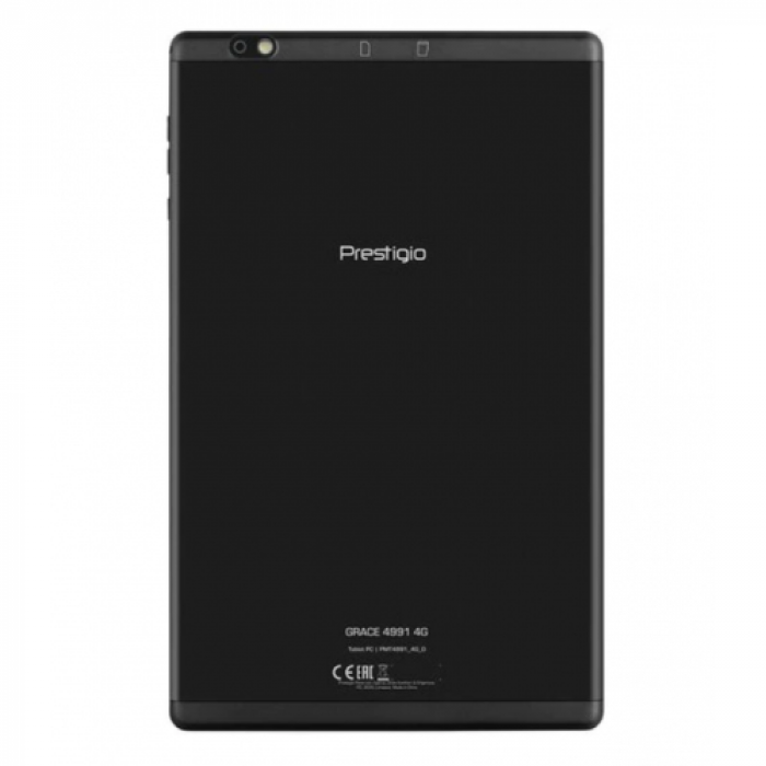 Tableta Prestigio Grace 4991 4G, Quad Core 1.6GHz, 10.1inch, 16GB, Wi-Fi, BT, 4G, Android 9, Dark Gray