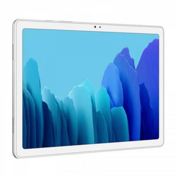 Tableta Samsung Galaxy Tab A7, Snapdragon 662 Octa-Core, 10.4inch, 32GB, Wi-Fi, Bt, 4G LTE, Android 10, Silver