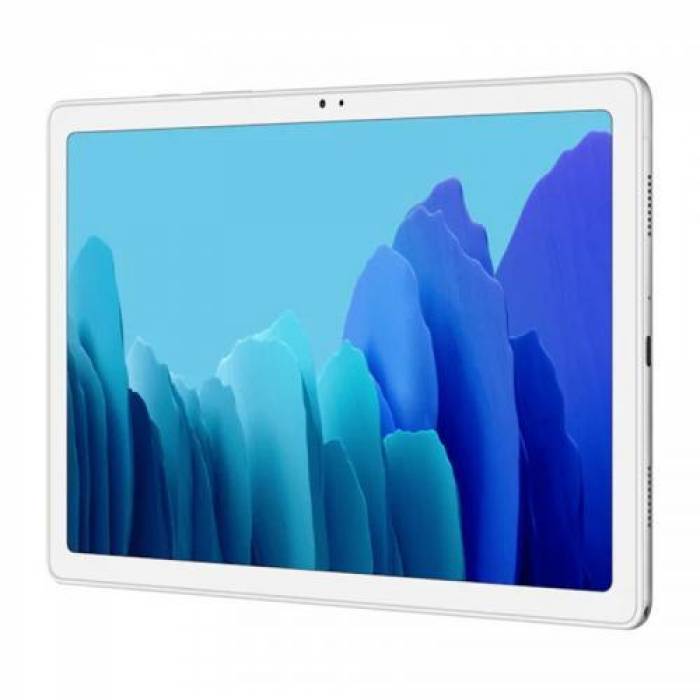 Tableta Samsung Galaxy Tab A7, Snapdragon 662 Octa-Core, 10.4inch, 32GB, Wi-Fi, Bt, 4G LTE, Android 10, Silver